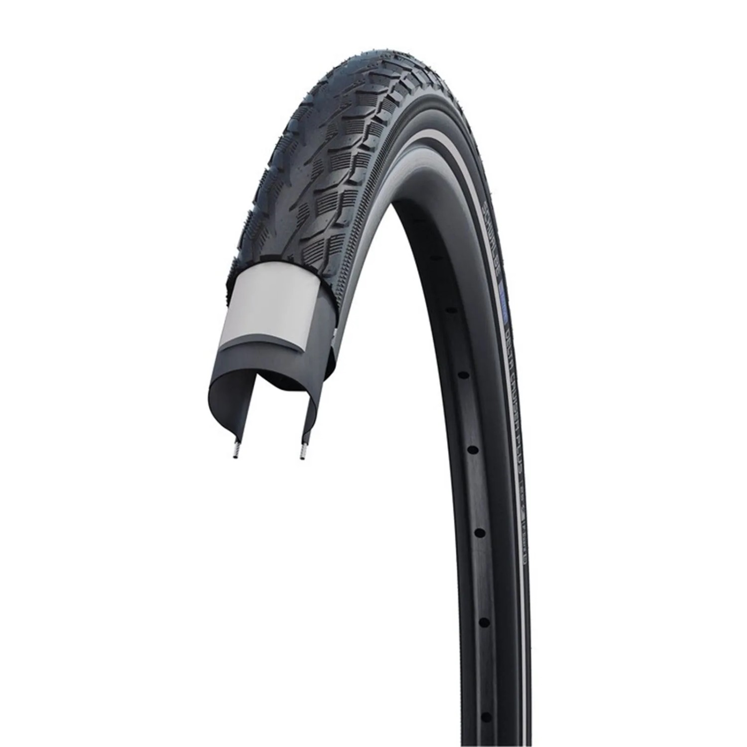 Schwalbe Reifen Delta Cruiser Plus HS431 28x1.75 Zoll 47-622 sw-Refl.Act.TSkin PG GrC