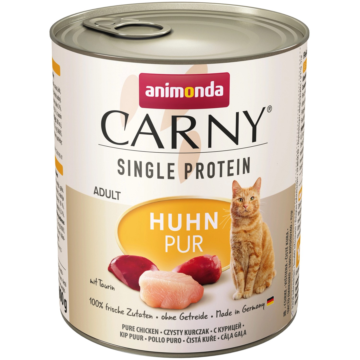 Carny Katzen-Nassfutter Adult Single Protein Huhn Pur 800 g