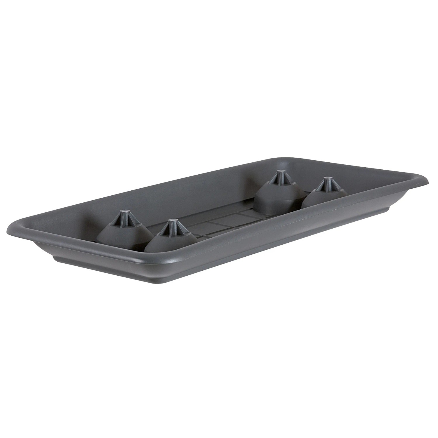 Geli Blumentopf Untersetzer Plato Rechteckig 60 cm Anthrazit kaufen bei OBI