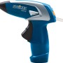 Steinel Akku-Heißklebepistole Neo 2 in Blau und Silber. Kabellose Heißklebepistole mit Akku.