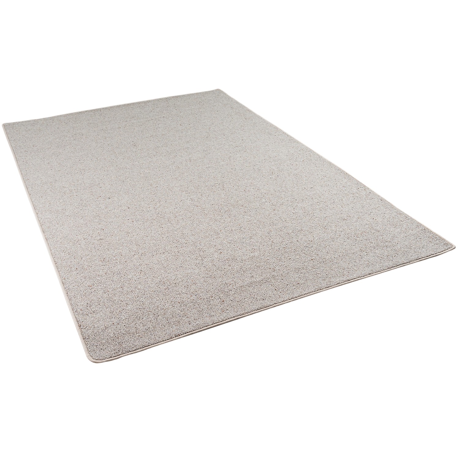 Snapstyle Natur Teppich Wolle Berber Grau 133x133cm günstig online kaufen
