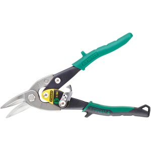 Stanley Fatmax Blechschere (rechts) mit grünem Griff, 250 mm.