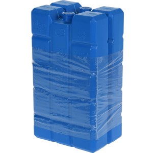 Blaues Kühlakku 2er Set für Kühlboxen, einzeln verpackt.