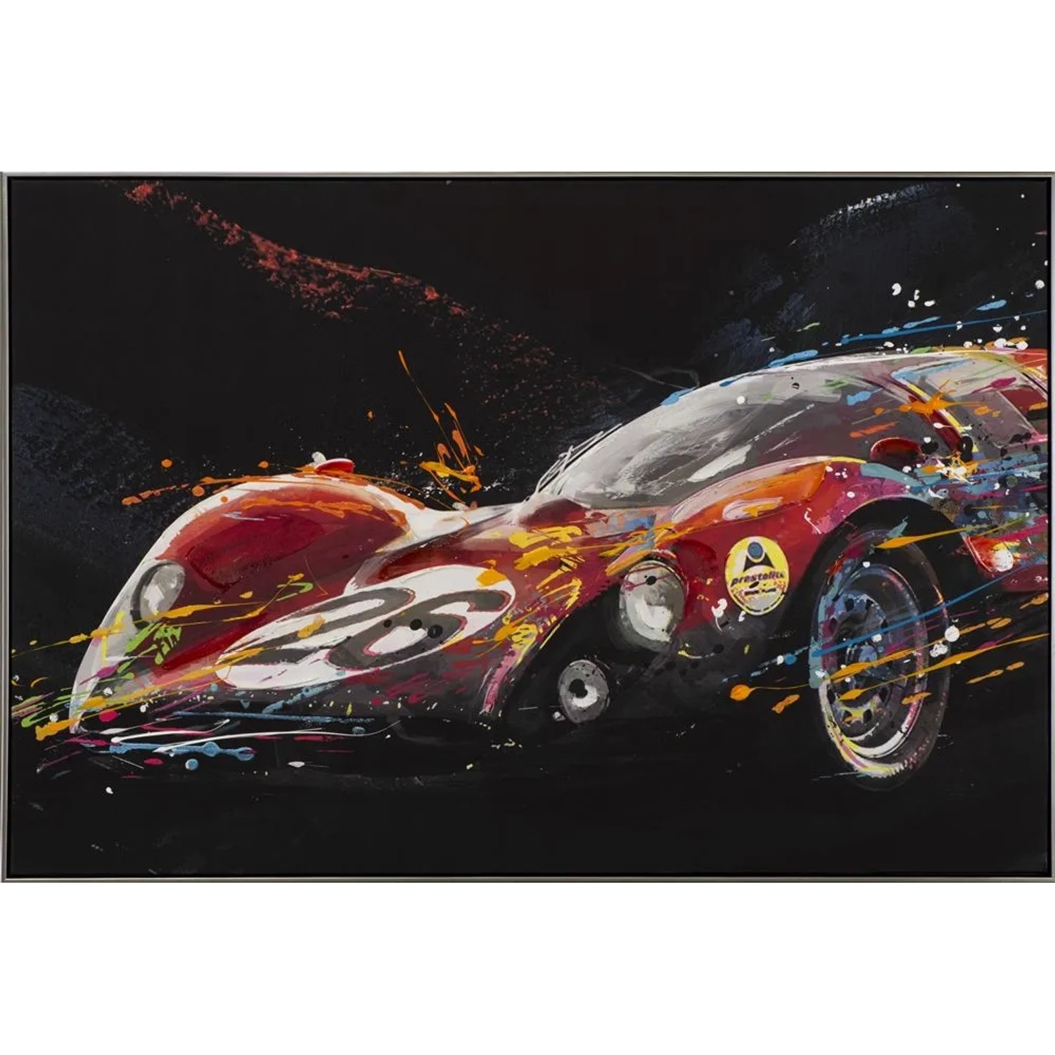 Art Universe Leinwandbild Rennwagen 82 x 122 cm