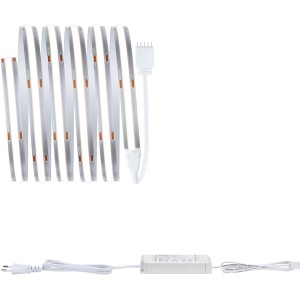 Paulmann MaxLED 500 COB LED-Streifen Basisset, 10W, tageslichtweiß, mit Trafo und Stecker.