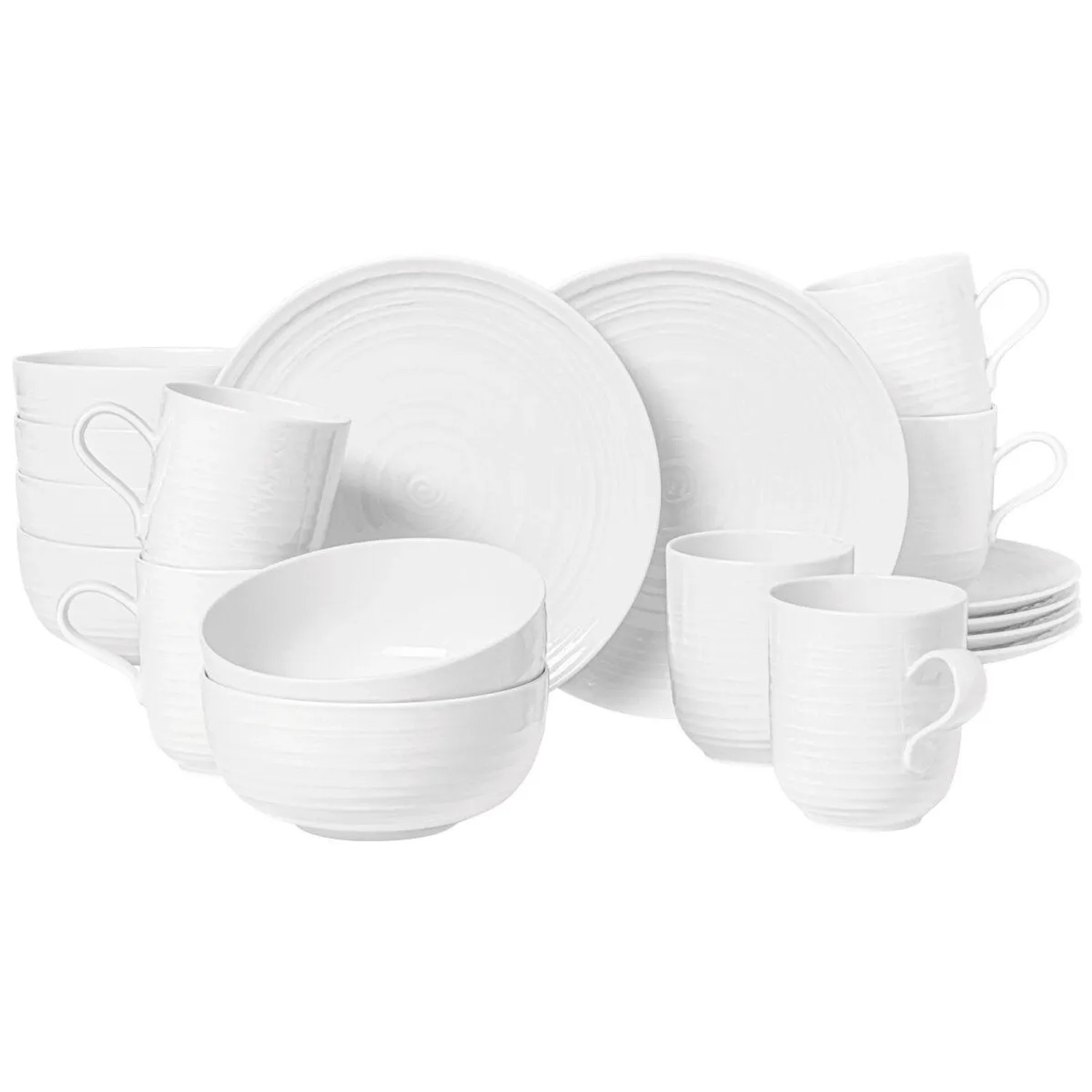 Seltmann Weiden Terra Frühstücks-Set 18-teilig Weiß
