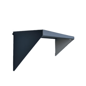 Weka Metall-Regal Gary, 50 cm, anthrazit, für Metallgerätehaus. Zubehör für Gartenhäuser.