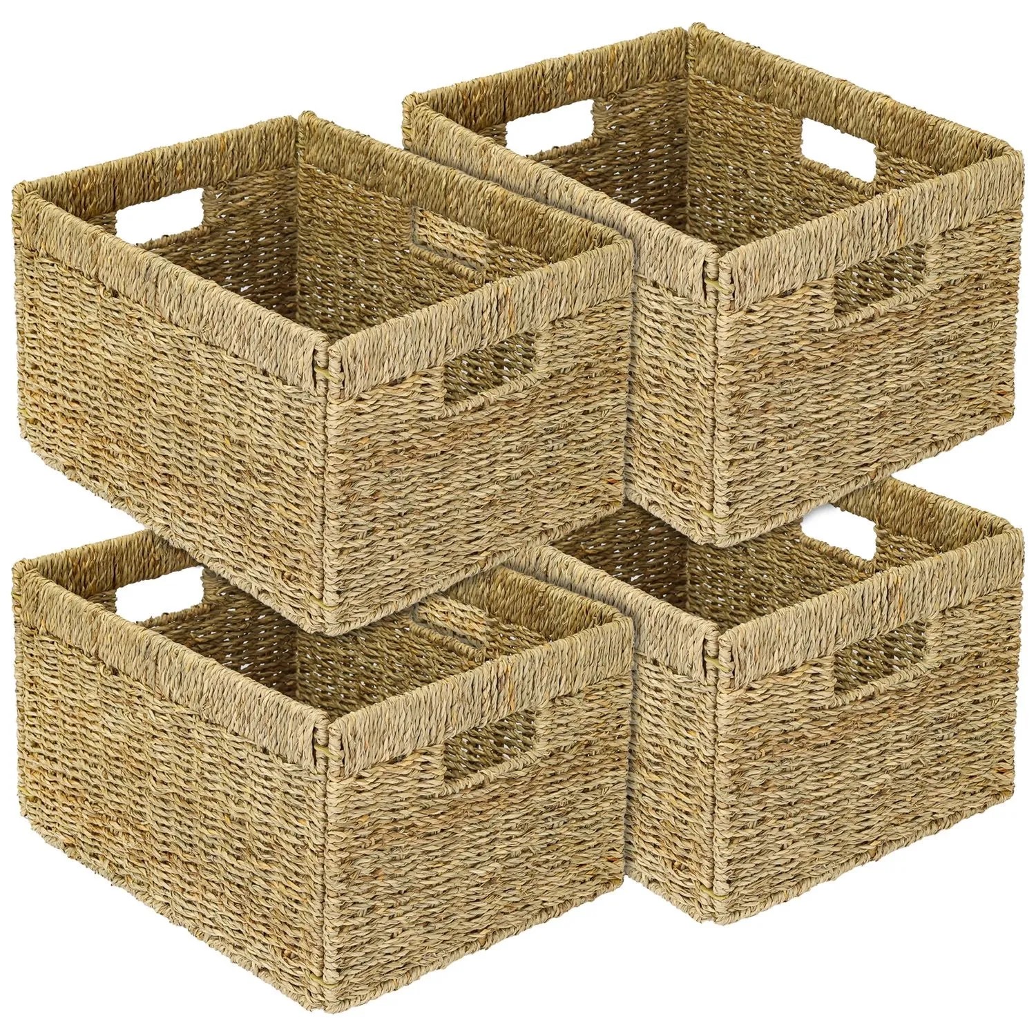 HMF 37049-S4 Aufbewahrungskorb Korb Seegras Billy 35 x 25 x 20 cm