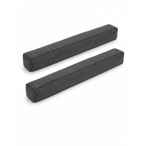 Beautissu Levante MM Zugluftstopper 6,5x120cm Dunkelgrau 2tlg