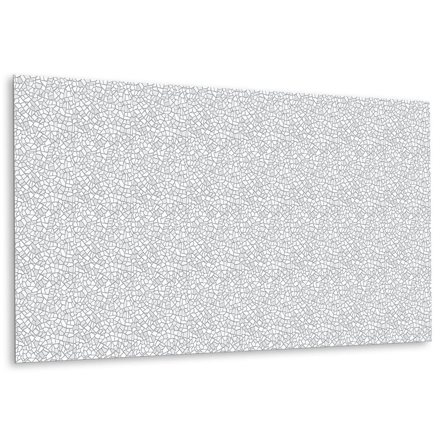 Tulup Wandpaneel Graues Mosaik PVC Wandpaneel 100x50 cm Dekorpaneel Wandver günstig online kaufen