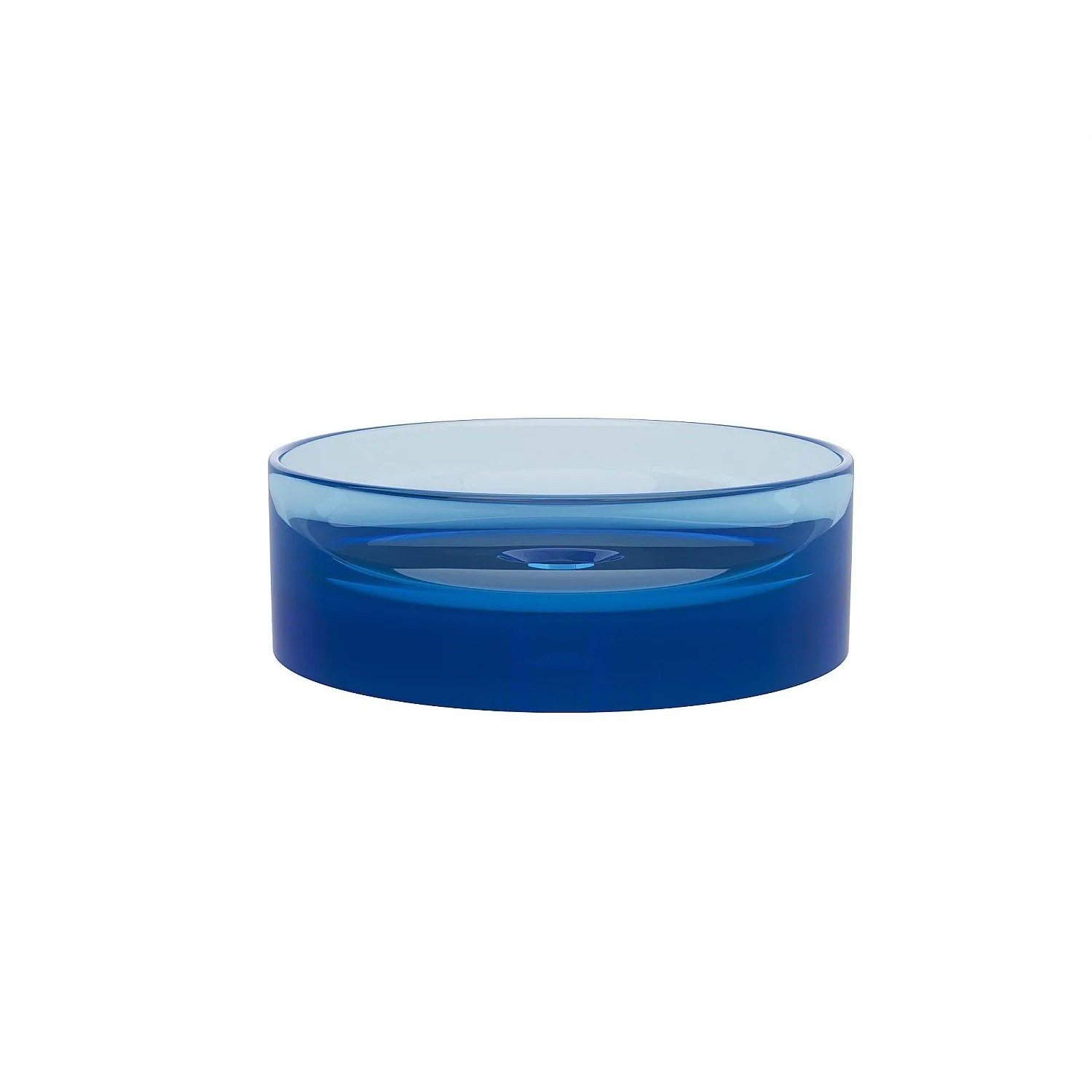 Vente-unique Aufsatzwaschbecken Spavo Blau 40 cm