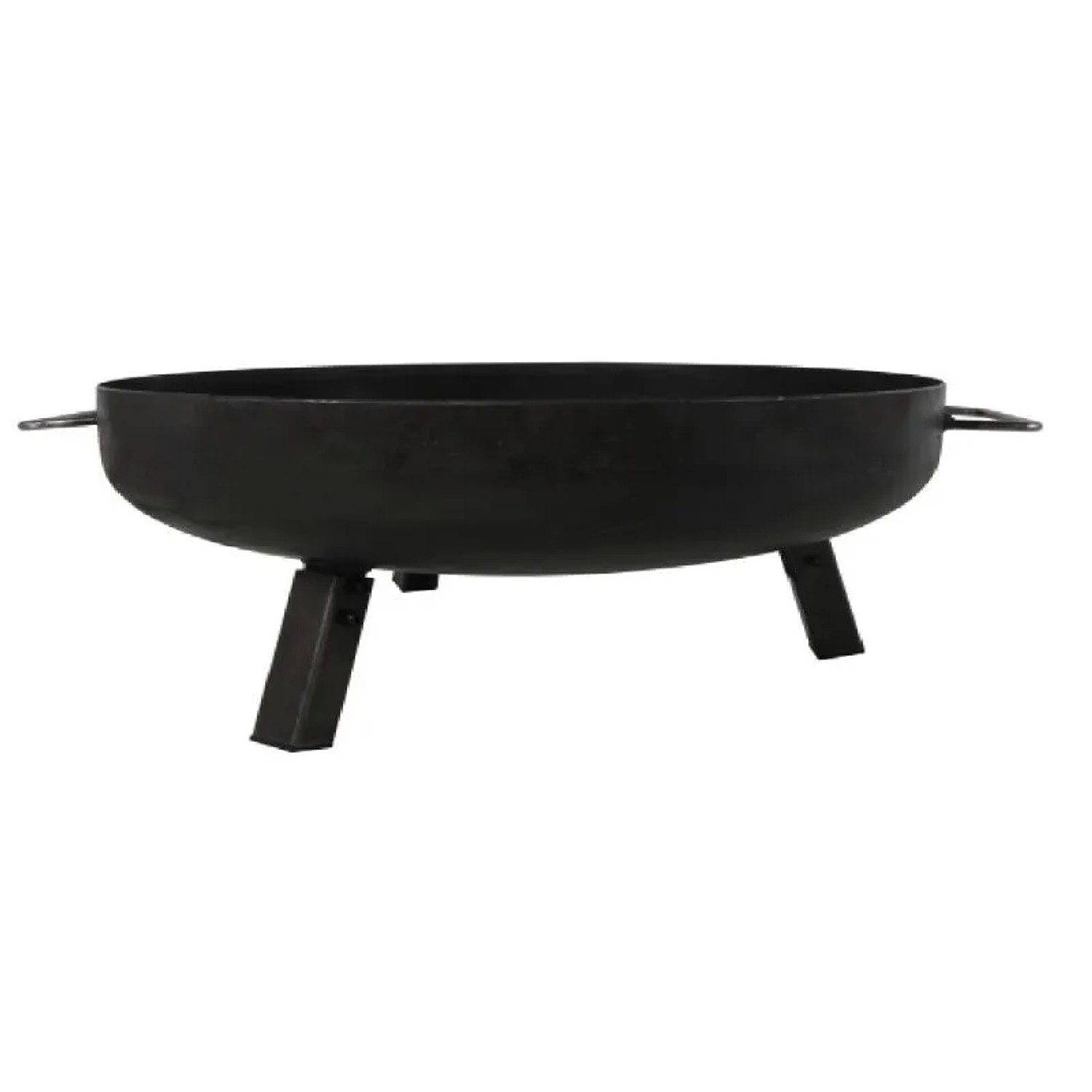 Lex Feuerschale Stahl Lagerfeuer Klapp Füße Griff Feuerstelle Holzfeuerschale Ø100cm