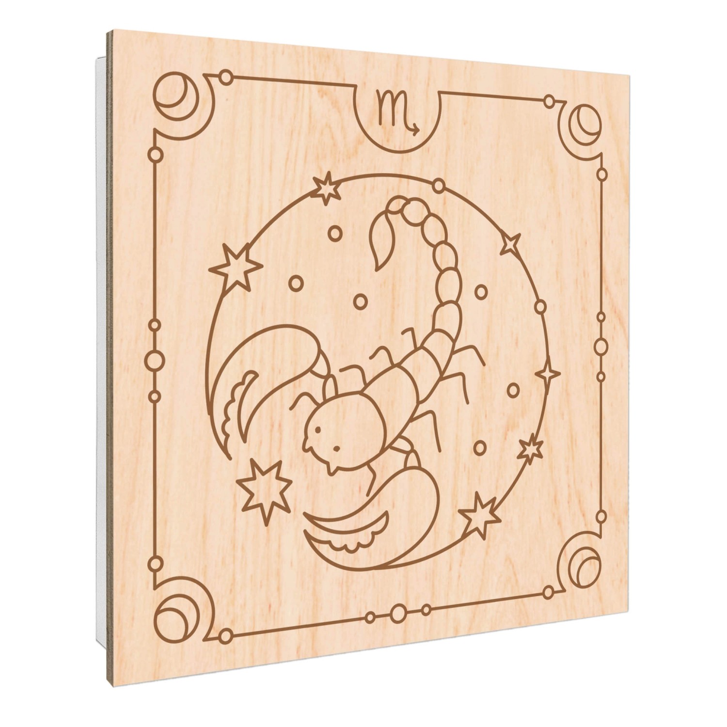 Banjado Großer Schlüsselbox Holz 30x30cm Weiß Scharnier Rechts 50 Haken Sch günstig online kaufen