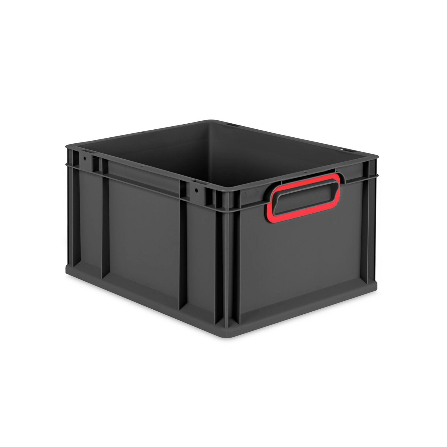 PROREGAL Eurobox Nextgen Color HxBxT 22x30x40cm 20 Liter Griffe Rot Geschlo günstig online kaufen