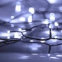 vidaXL Lichterkette mit 1000 kaltweißen LEDs für Innen und Außen, 100 m lang.