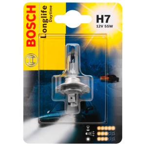 Bosch GLL Longlife H7 Lampe für Autoelektrik, ближний свет, 12V 55W.