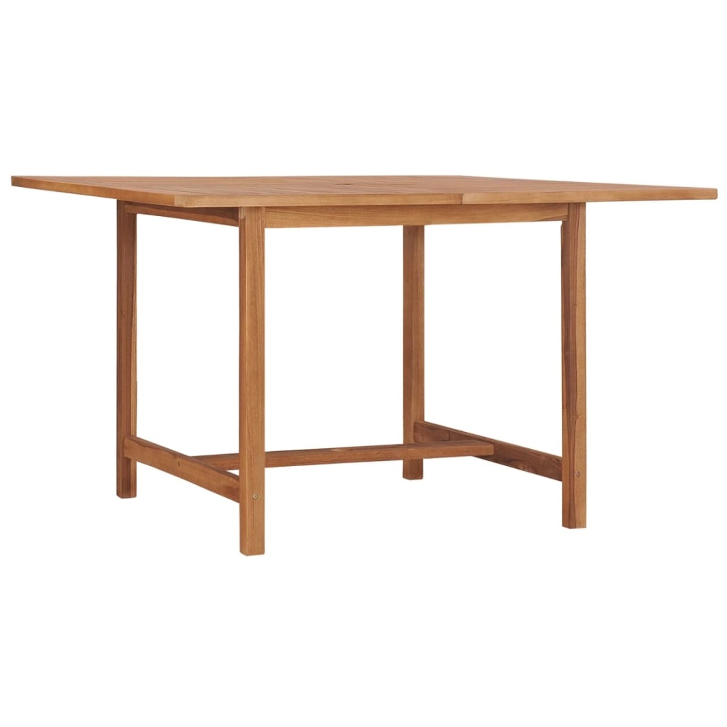 vidaXL Garten-Esstisch 110x110x75 cm Massivholz Teak 318477 günstig online kaufen