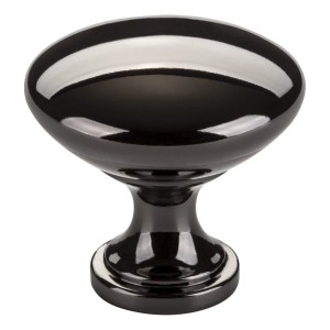 SOTECH Möbelknopf SASCHA Ø30 mm Schwarz Verchromt