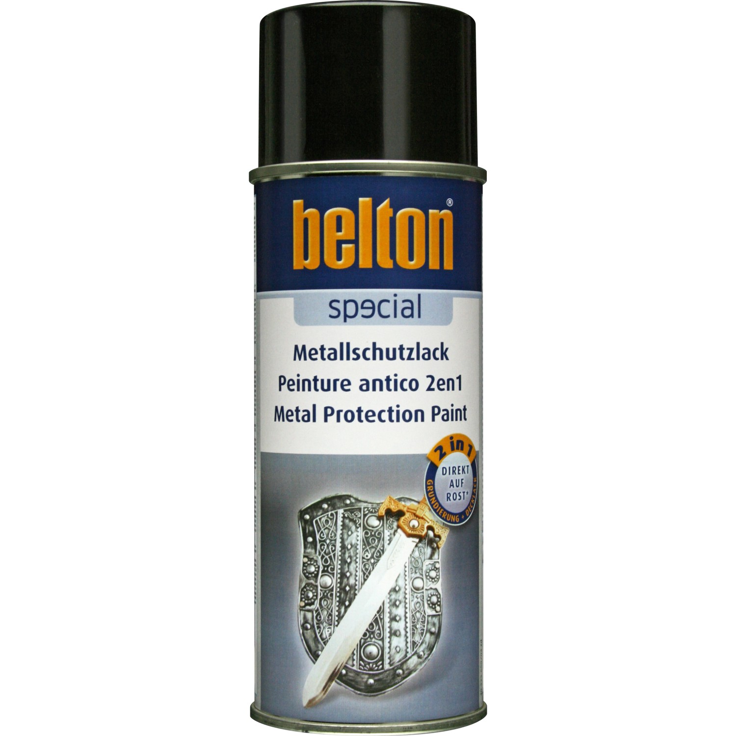 Belton Special Metallschutzlack Schwarz glänzend 400 ml