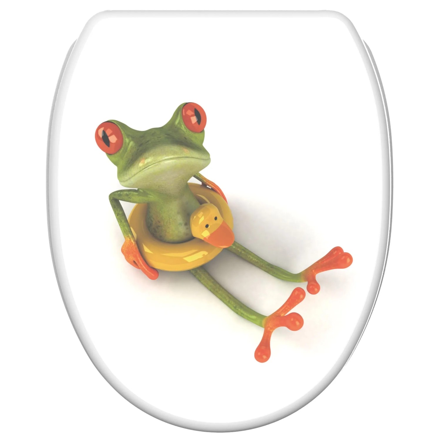 SANILO WC Sitz mit Absenkautomatik Top Fix Froggy
