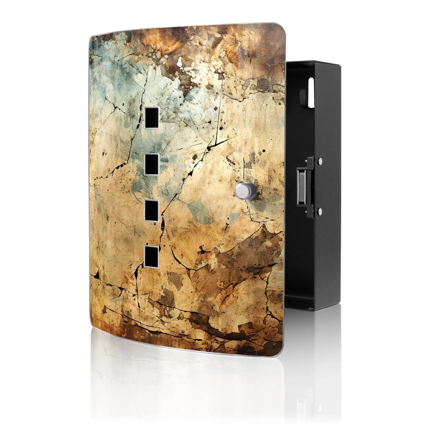 Banjado Design Schlüsselkasten Aus Edelstahl Für 10 Schlüssel 24x21,5x7cm M günstig online kaufen