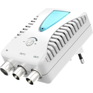 Hama Antennen-Verstärker in Weiß für 2 Geräte, Kabel für Audio & Video.