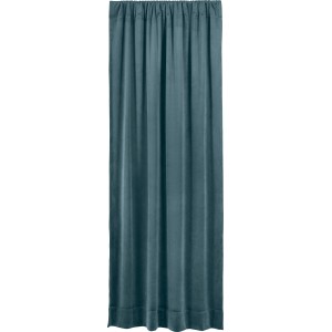 Petrolfarbener OBI Vorhang mit Tunnelzug, 2er-Set, 135x250 cm, ideal zur Verdunkelung.