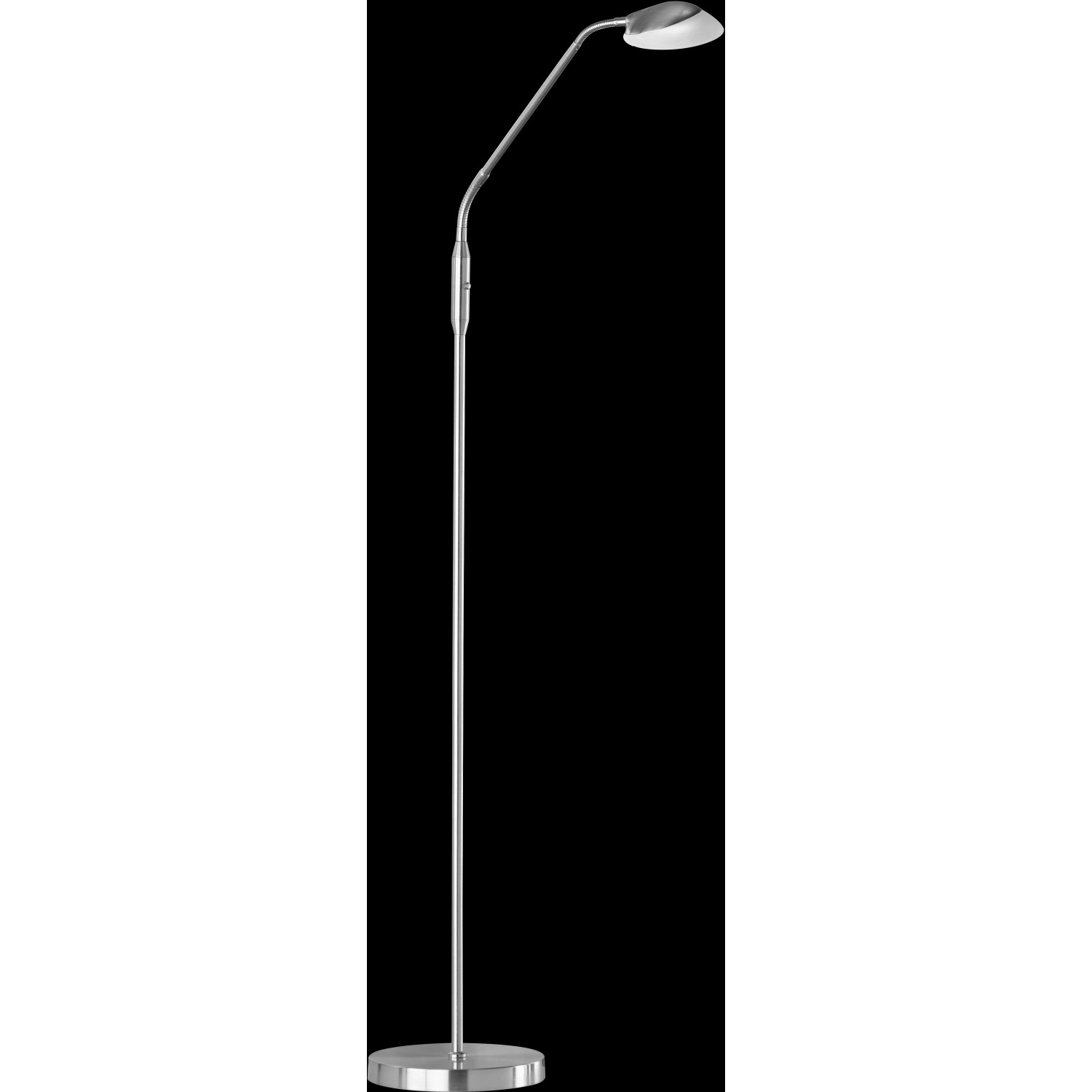 Moderne LED-Stehleuchte Pool TW von Fischer & Honsel, Nickel, dimmbar.