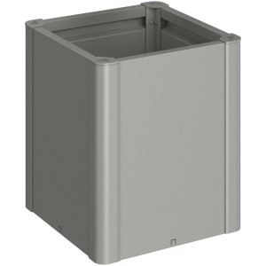 Biohort Pflanzbeet Belvedere Midi, Gr. 50, Quarzgrau-Metallic, Metall-Hochbeet.