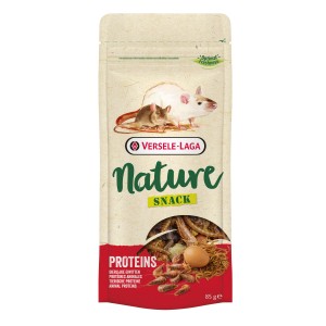 Nature Snack Proteins 85g für Nager: Mischung mit tierischem Eiweiß wie Garnelen und Mehlwürmern.