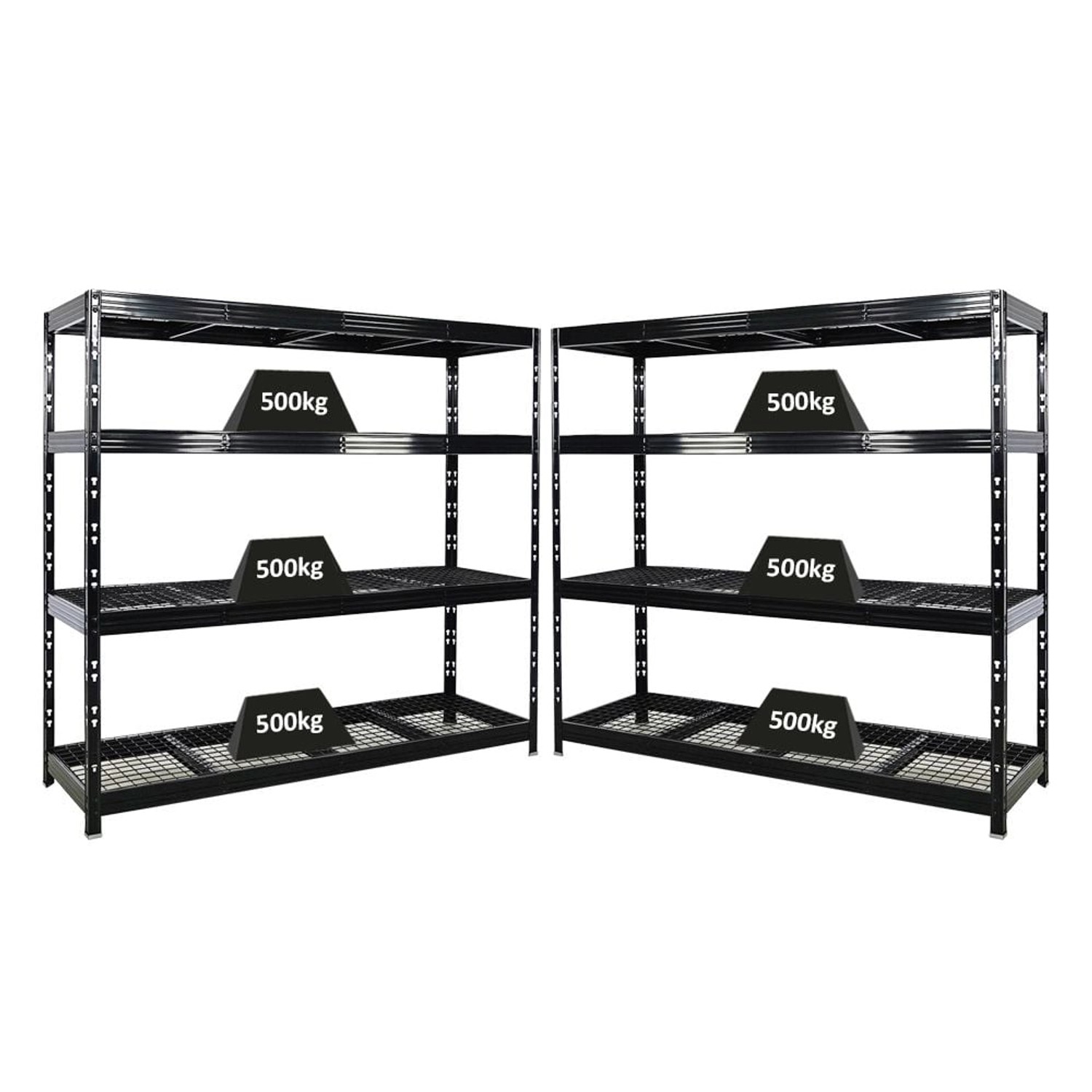 PROREGAL Mega Deal 2x Profi Schwerlastregal Rhino HxBxT 180x200x60cm 4 Gitt günstig online kaufen