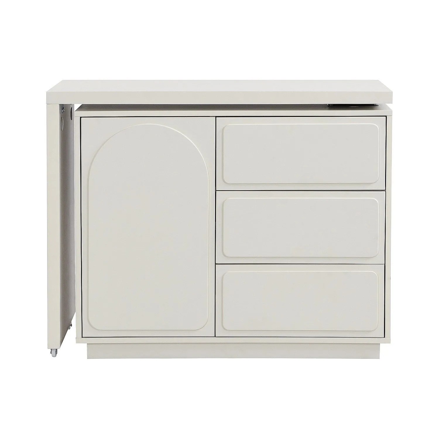 Vente-unique Schminktisch Velanto Beige 98 cm  168 cm