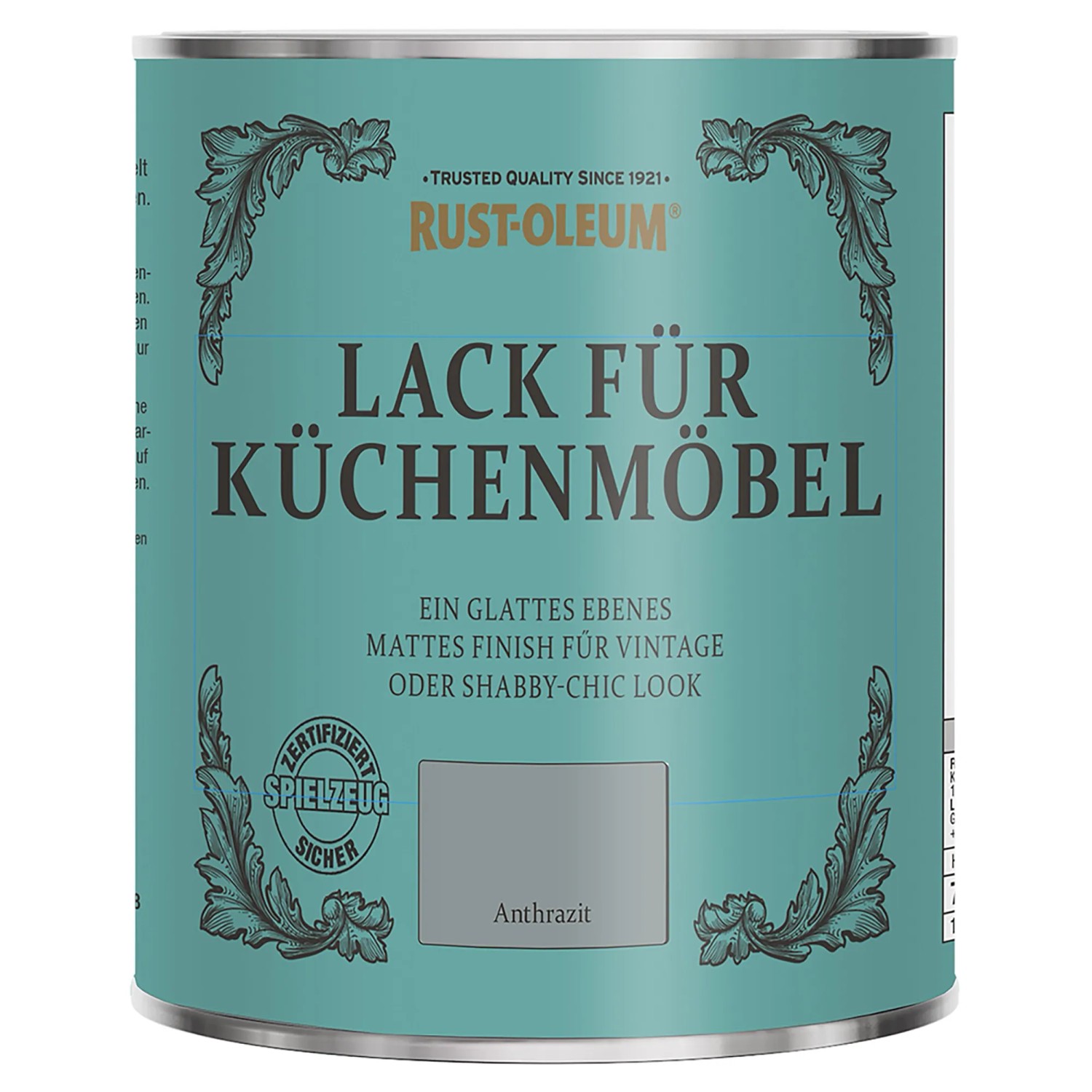 Rust-Oleum Küchenmöbellack Anthrazit 750 ml