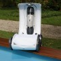 Interline Poolroboter King Crab 5210, weiß, zur Poolreinigung bis 7x3,5m