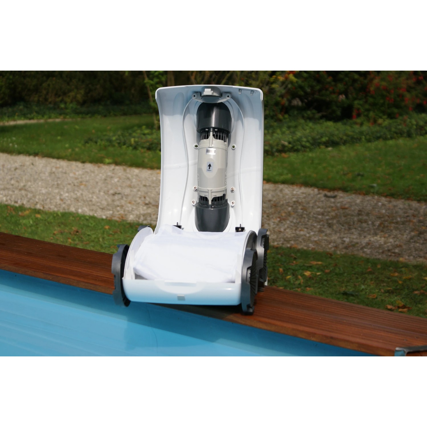 Interline Poolroboter King Crab 5210, weiß, zur Poolreinigung bis 7x3,5m