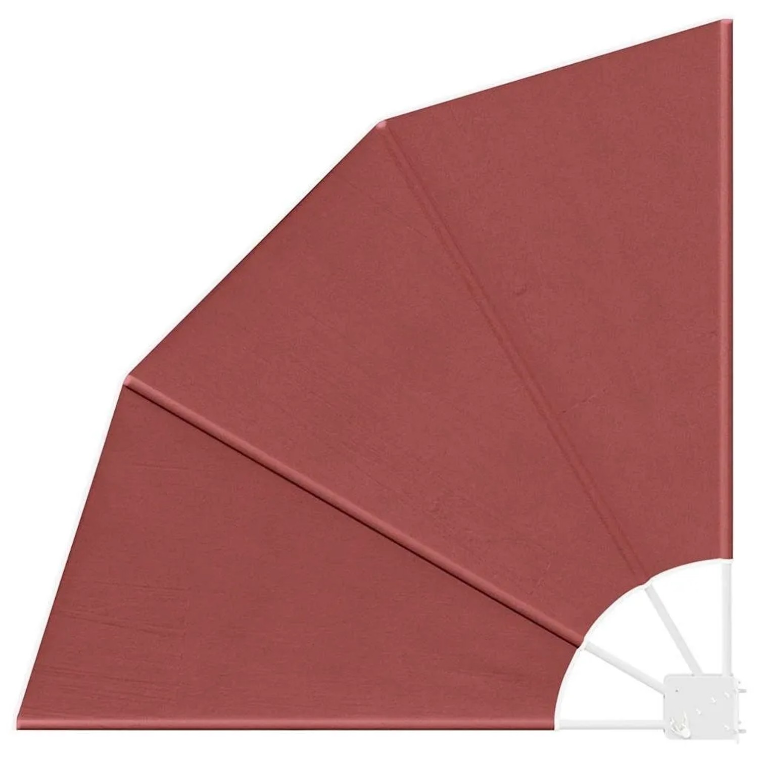 vidaXL Balkon Sichtschutz Terrakotta 115 x 115 cm Polyester 42000943 günstig online kaufen