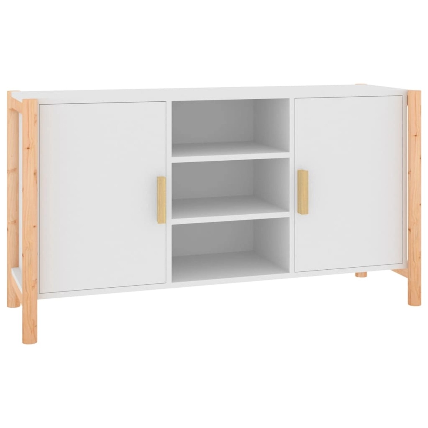vidaXL Sideboard Weiß 107x38x60 cm Holzwerkstoff 345678 günstig online kaufen