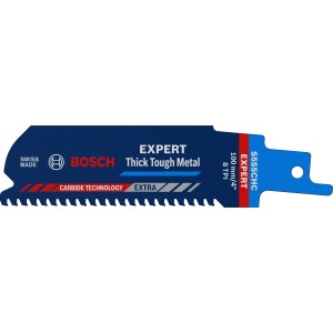 Bosch Expert S555 CHC Säbelsägeblatt für dickes Metall, geeignet für alle Säbelsägen mit S-Schaft.