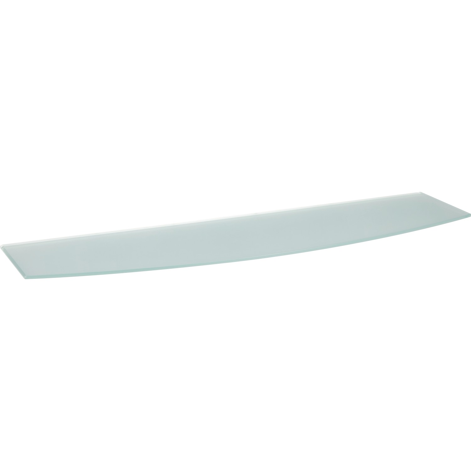 Glasregal Bransley 0,6 cm x 80 cm x 20 cm Gebogen Satiniert günstig online kaufen