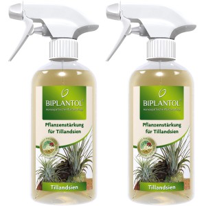 Biplantol Tillandsien Spray, 2x500ml: Pflanzenpflege und Stärkung für Tillandsien und Bromelien.