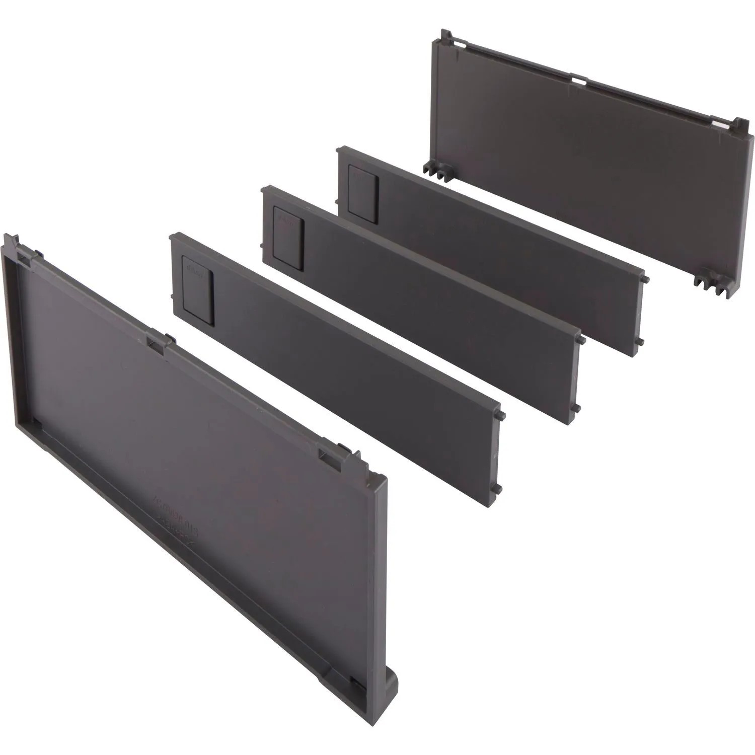 Blum Flascheneinsatz Ambia-Line für Schublade B 200 mm Kunststoff Oriongrau Matt