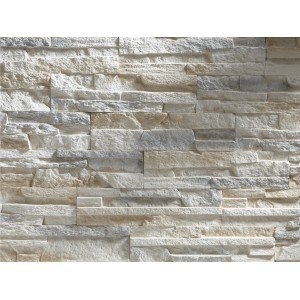Stegu Verblender Ecke Nepal Beige-Grau, dekorative Steinoptik für Innen- und Außenbereiche.