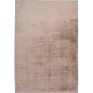 Lalee Badteppich Paradise, 40x60 cm, Taupe: Flauschiger, rechteckiger Badteppich in Taupe.