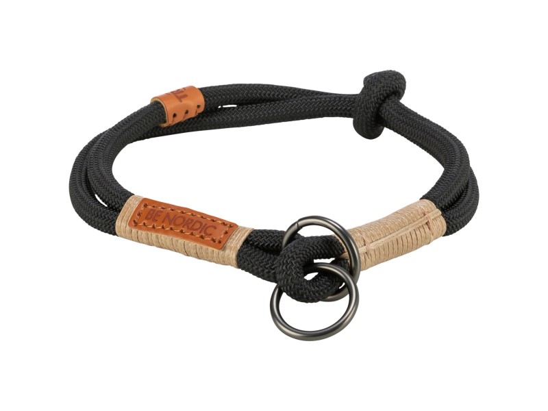 Karlie Nordic Halsband Für Hunde – Hirschleder, Länge 40 Cm, Umfang 30,5–36,5 Cm, Farbe Hellbeige – Weich & Atmungsaktiv