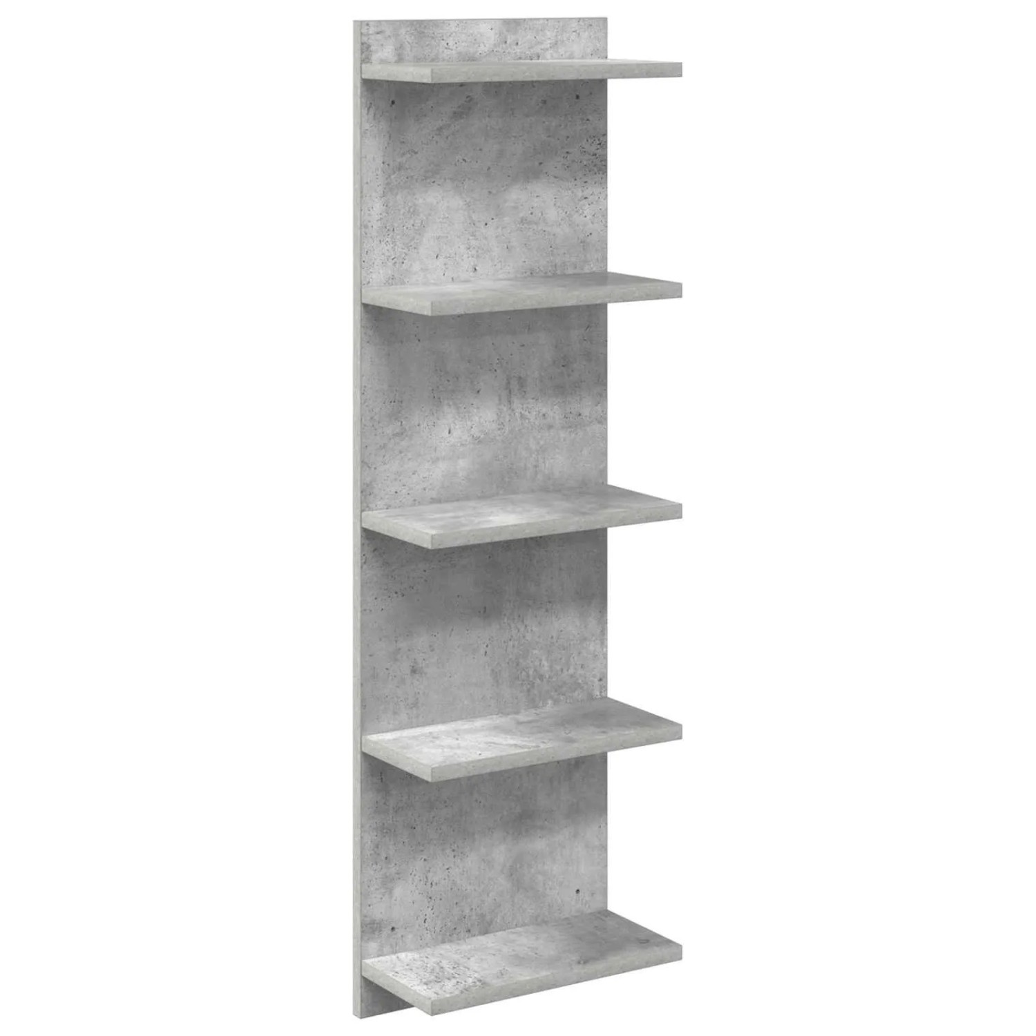 vidaXL Wandregal Betongrau 30 x 15 x 100 cm Holzwerkstoff 8012402
