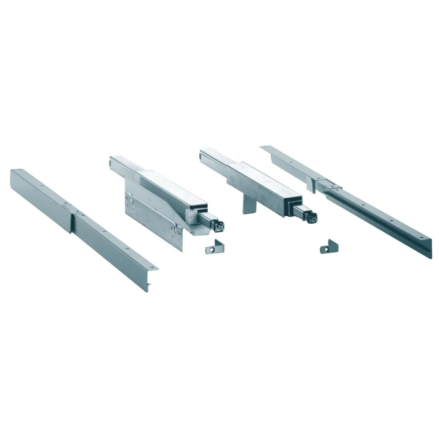 Kesseböhmer TopFlex Auszieh Tisch Beschlag Silbergrau 30 kg Tragkraft Länge günstig online kaufen