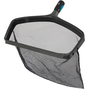 Bodenkescher mit verstärktem Rahmen für Poolreinigung.