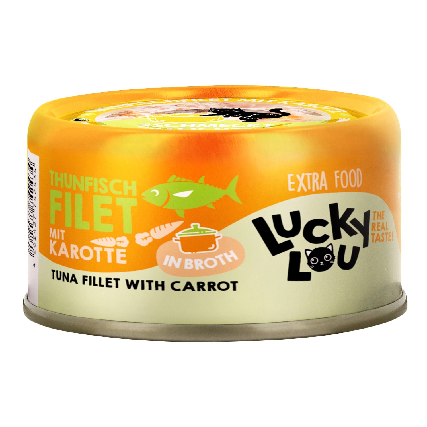 Lucky Lou Katzen-Nassfutter Thunfisch Karotte in Broth 70 g