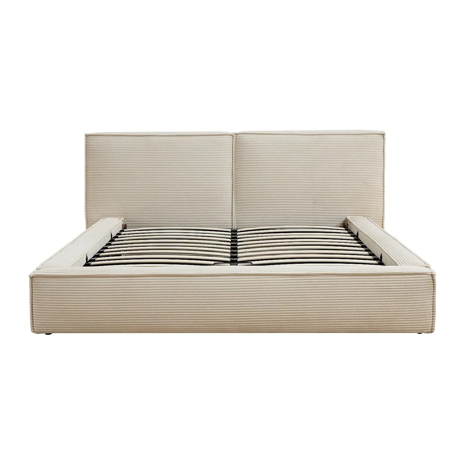 Vente-unique Bett Mit Bettkasten Taveso Beige 234 cm