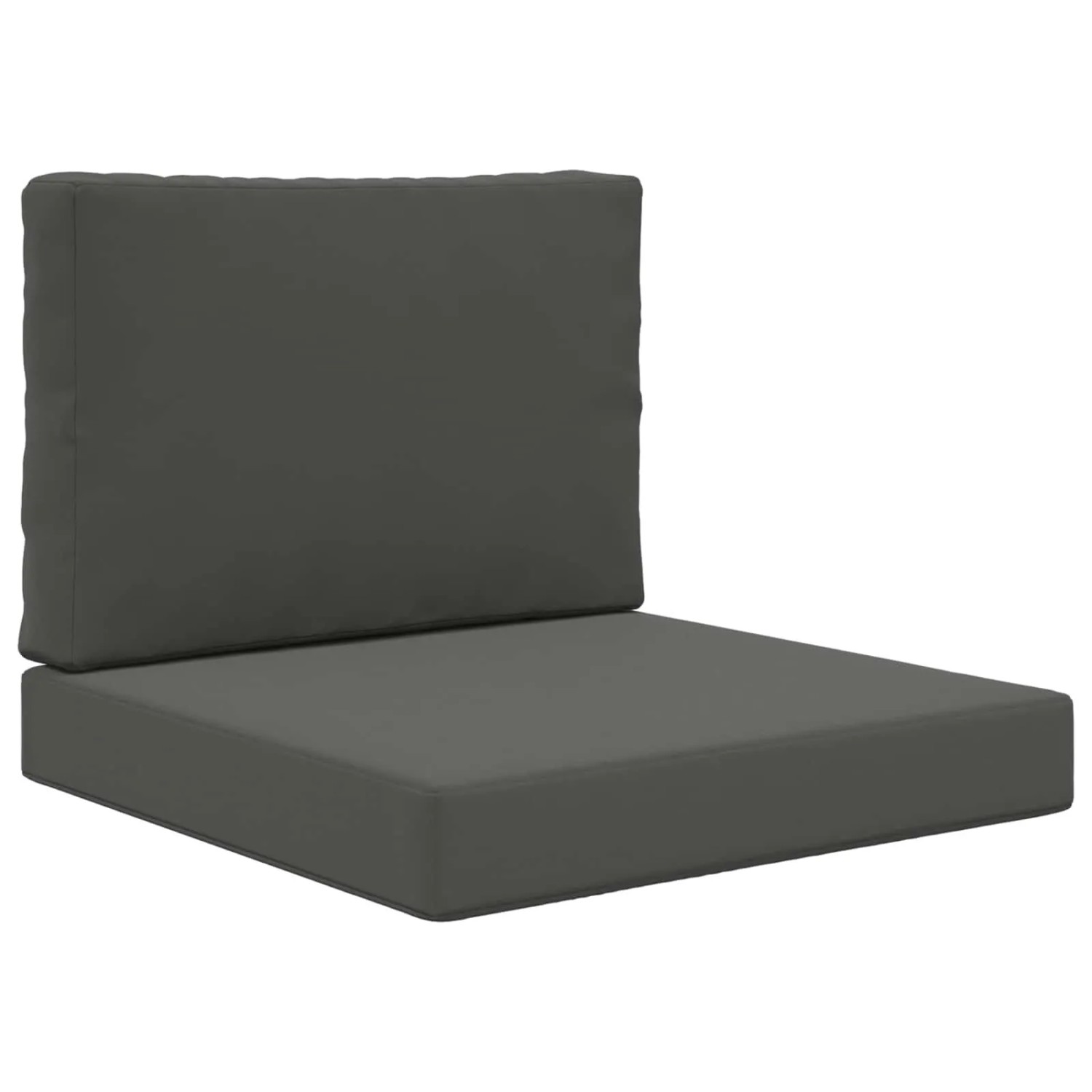 vidaXL Sofakissen für Draußen 2-Tlg Anthrazit Polyester 900710